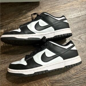 Nike women’s Black and White dunks